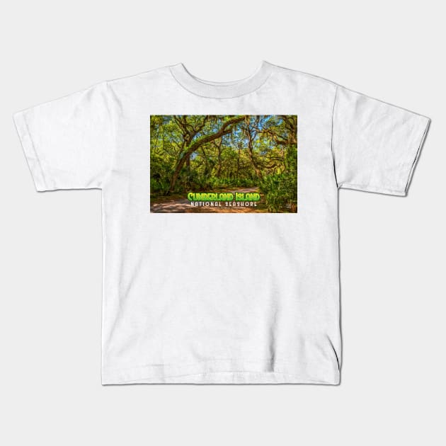 Cumberland Island National Seashore Kids T-Shirt by Gestalt Imagery